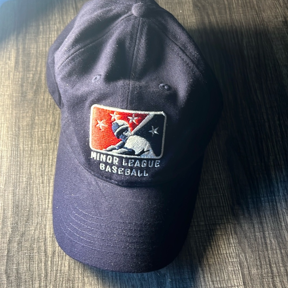 MLB Minor League Baseball Alumni Adjustable 6Panel Hat Color Blue